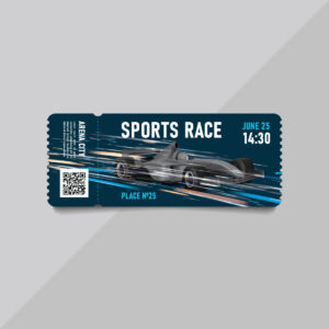 Vintage-style car show flyer featuring retro typography and classic automotive visuals. Perfect for promoting Racing event tickets with sporty design and high-speed automotive theme