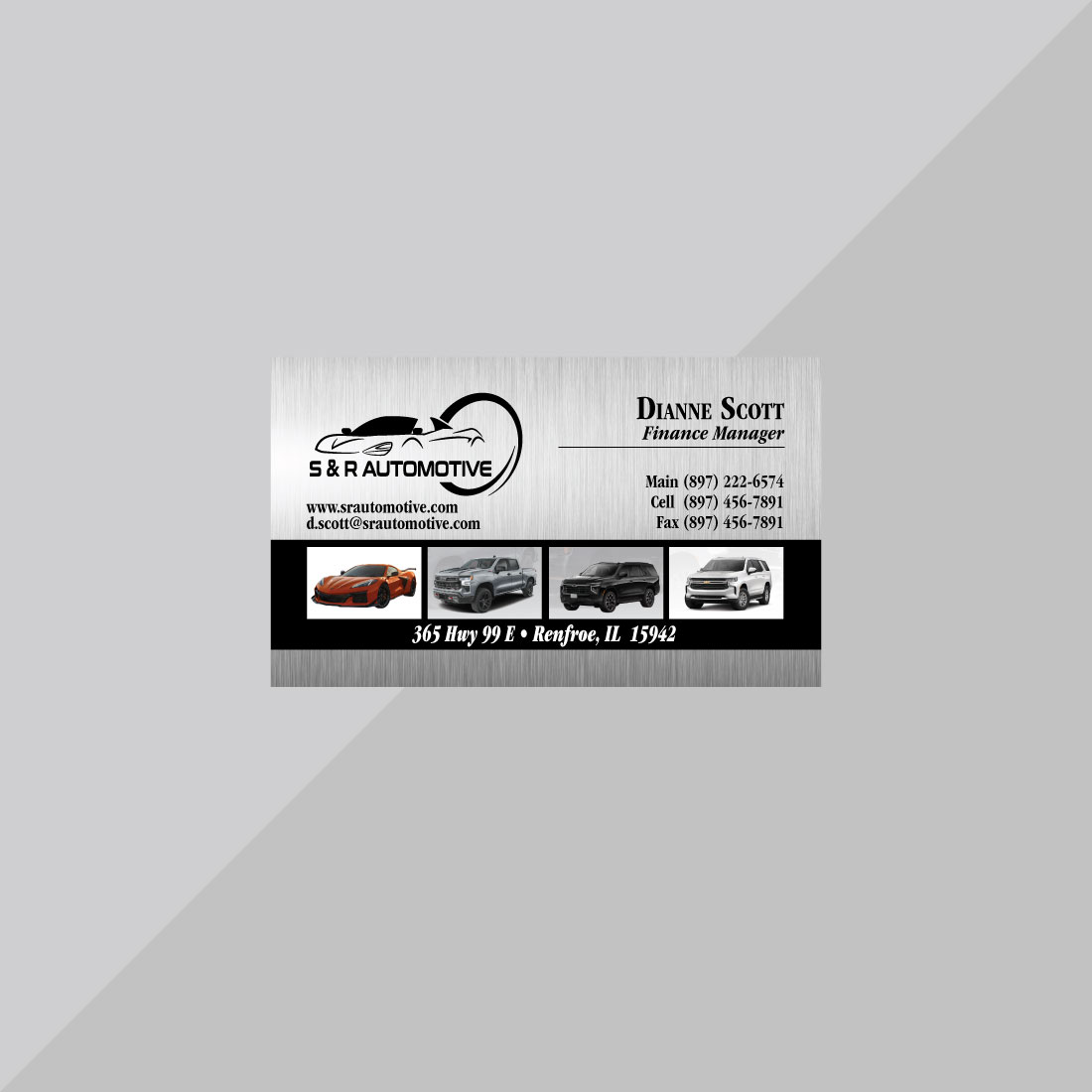 4-in-1 Business Cards for Chevrolet Dealerships
4-in-1 Business Cards for Chevrolet Dealerships